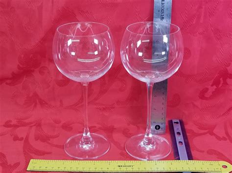 Set Of 2 Lenox Tuscany Classics Balloon Wine Glasses Ebay