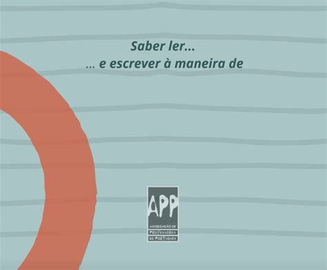 APP Saber ler e escrever à maneira de