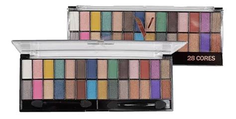 Paletas De Sombras Coloridas 28 Cores Bonita E Compacta MercadoLivre