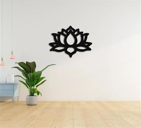 Stl File Lotus Flower Wall Art 🪷 ・3d Printable Model To Download・cults