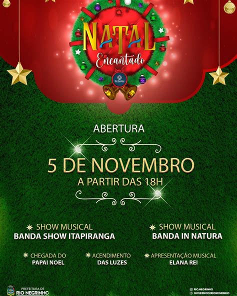 Abertura Oficial Do Natal Encantado Em Rio Negrinho