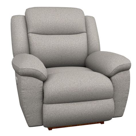 La Z Boy Joel Power Rocking Recliner With Headrest And Lumbar In Platinum Nfm