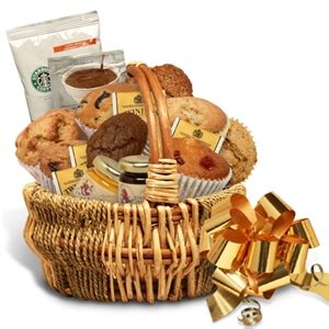 Continental Holiday Muffin Gift Basket