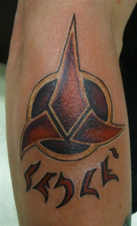 klingon tattoo by hoviemon on DeviantArt