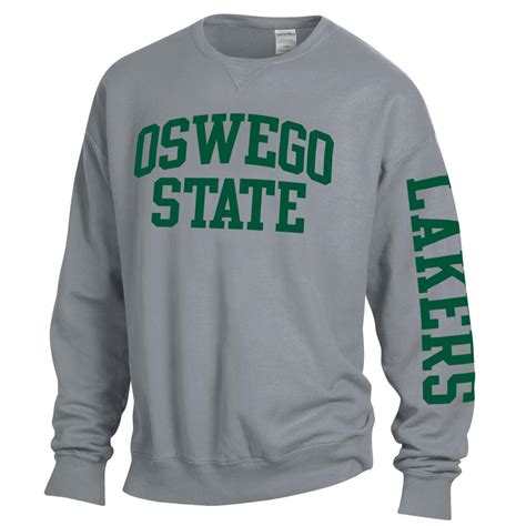 3 Location Oswego State Lakers Crewneck The College Stores