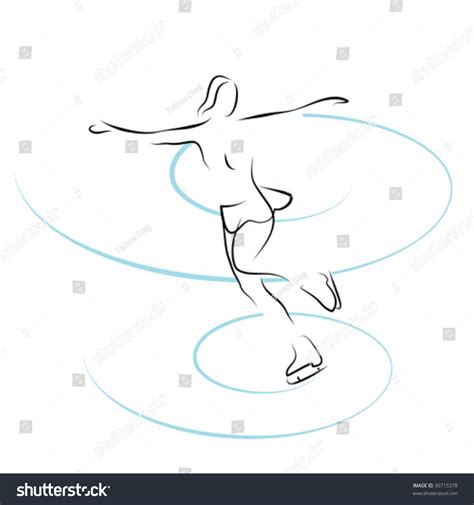 Vector Sketch Illustration Figure Skating 30715378 Shutterstock