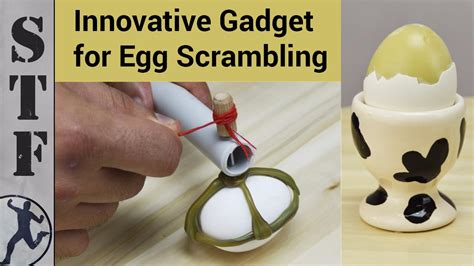 Diy Gadget To Scramble An Egg Inside The Shell Youtube