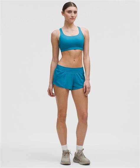 Lululemon Hotty Hot Low Rise Lined Short Hawaiian Blue Lulu