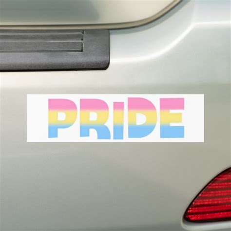 Pansexual Omnisexual Pride Bumper Sticker Zazzle