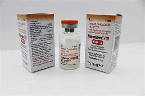 Human Coagulation Factor Viii 500iu Manufacturer And Supplier