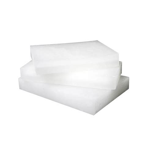 White Plastic Auxiliary Agents Semi Refined Paraffin Wax For Candle