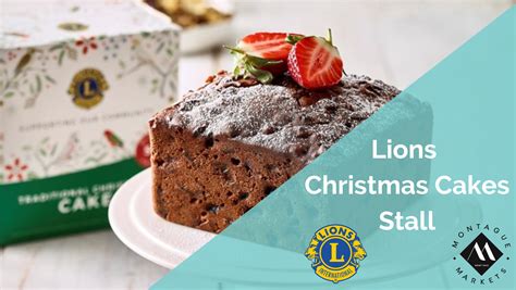 Sale Of Lions Christmas Cakes At Montague Markets Montague Market