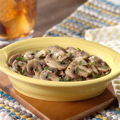 Fresh White Mushrooms With Herbs Recipe from H-E-B