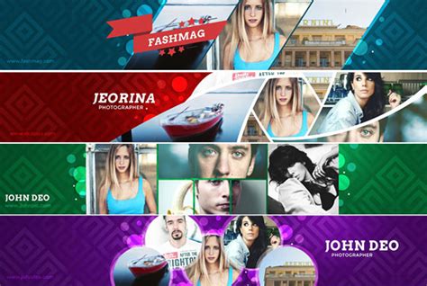 41 Creative YouTube Banner Templates