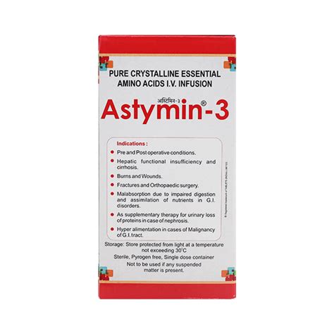 ASTYMIN 3 IV Infusion 200ml Price Uses Side Effects Netmeds