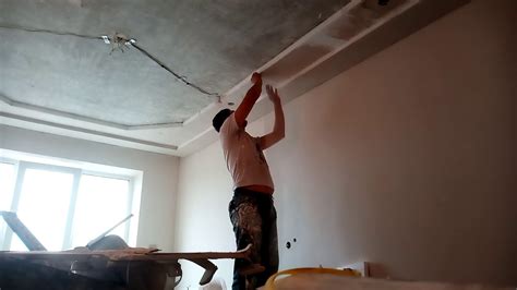 Потолок с пенопласта - YouTube