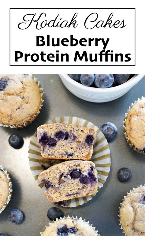 Protein Packed Blueberry Muffins By Kodiak Cakes