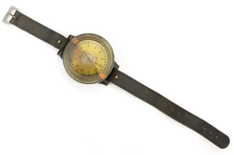 WWII LUFTWAFFE AK39 Wrist Compass German Flight Pilot Aviator LW FL