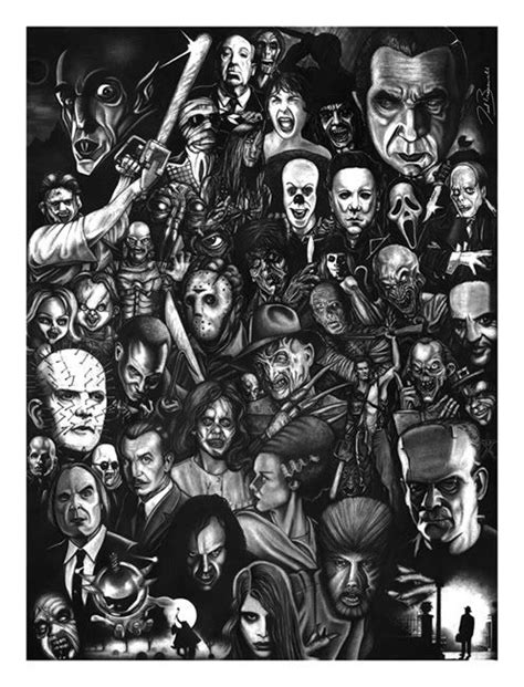 Old School Horror Horror Movie Art Horror Horror Icons