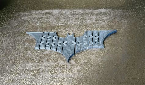 BATMAN - Articulated Dark Knight Logo by XTRUD3D | Download free STL ...