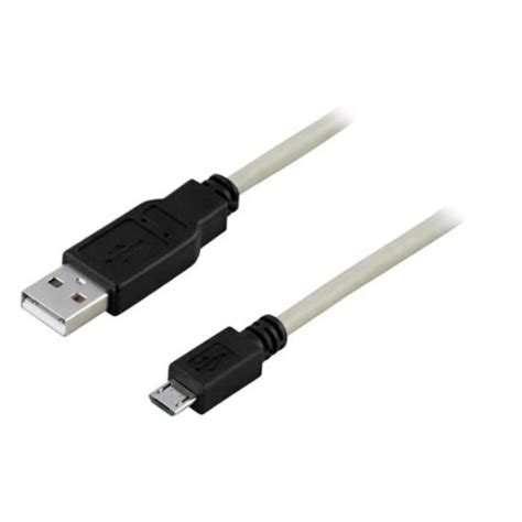 Usb A Uros Micro Usb Uros Kaapeli M Harmaa Datapalvelu Fi