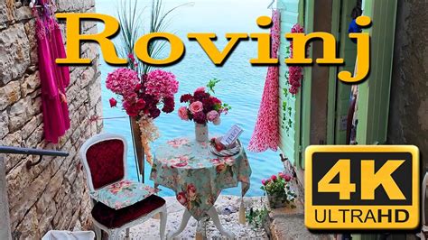 Rovinj Croatia Walking Tour K Fps Chorwacja Youtube