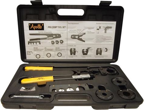 Apollo Multi Head Pex B Crimp Tool Kit 69ptkh0015k Ebay