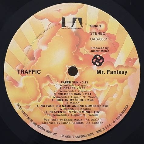 Traffic Mr Fantasy Ua Lp