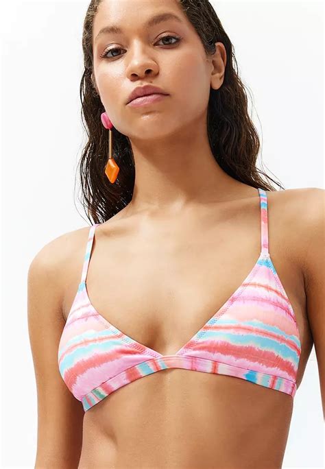 Buy Trendyol Striped Triangle Bikini Set Online Zalora Malaysia