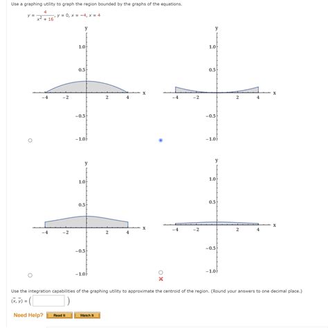 Solved Use A Graphing Utility To Graph The Region Bounded By Chegg