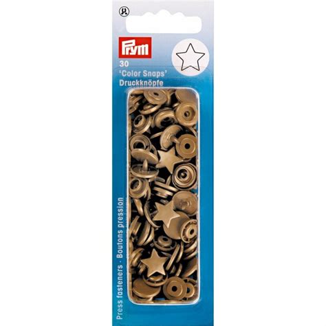 Prym Nf Druckkn Color Snaps Stern Gold Online Kaufen Schlemming