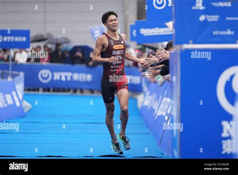 Odaiba Tokyo Japan 15th Oct 2023 Satoshi Iwamoto Triathlon The