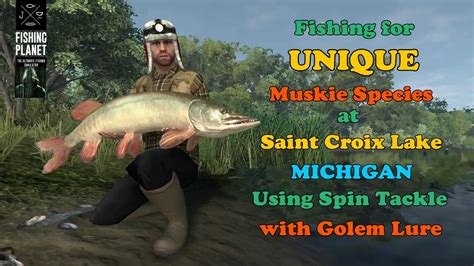 Fishing Planet Unique Clear Regular Muskie Guide Saint Croix Lake