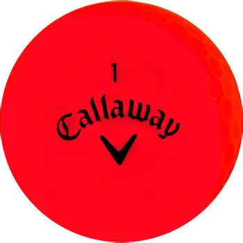 Callaway Golf Supersoft Matte Red Golf Balls Golfballs