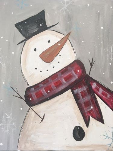 Pin By Andra Shinkle Heath On Snowman In Christmas Canvas Art