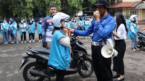 Pnm Dan Jasa Raharja Beri Pelatihan Safety Riding Peluk Mekaar Untuk