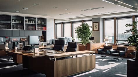 Modern Business Workplace Office Background, Modernization, Business ...