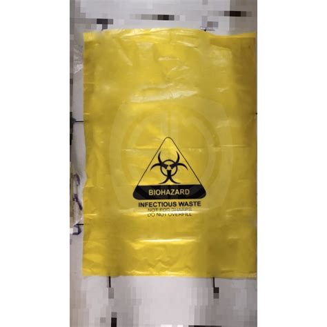 Jual Kantong Plastik Sampah Medis Biohazard Uk X Pcs Shopee