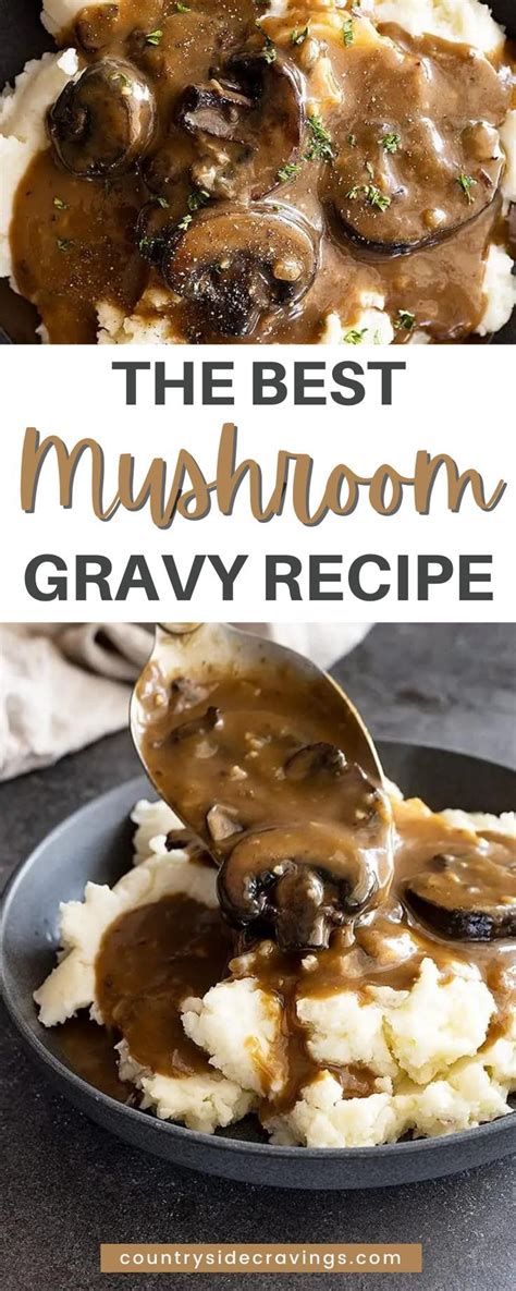 The Best Mushroom Gravy Recipe