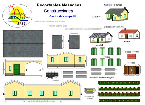 Asociacion Cultural Mesaches Recortable Casa De Campo 3