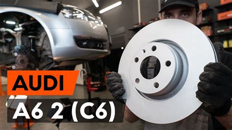 How To Change Front Brake Discs Front Brake Rotors On AUDI A6 C6