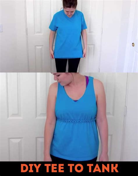 Turn A T Shirt Into A Tank Top