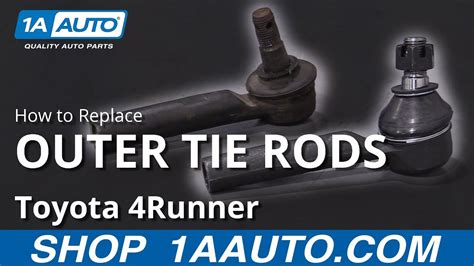 How To Replace Outer Tie Rod Ends Toyota Runner A Auto