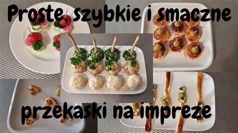 Proste I Szybkie Przek Ski Kulki Serowe Y Eczki I Kanapeczki Z Ciasta