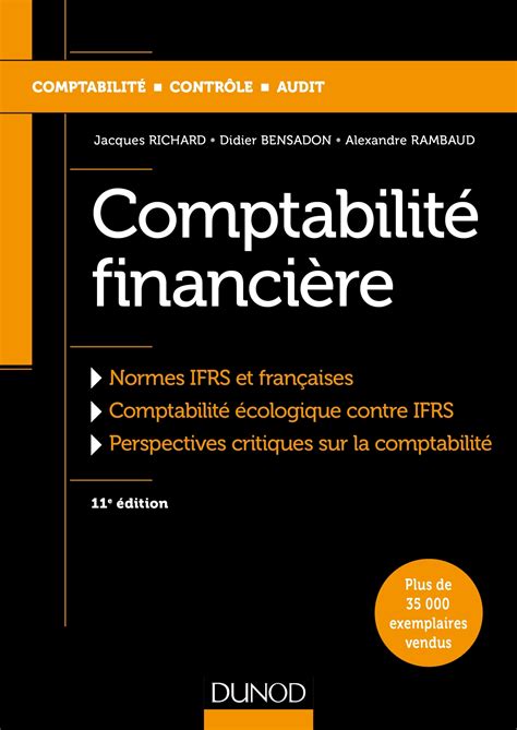 Comptabilit Financi Re Normes Ifrs Et Fran Aises Livre Et Ebook