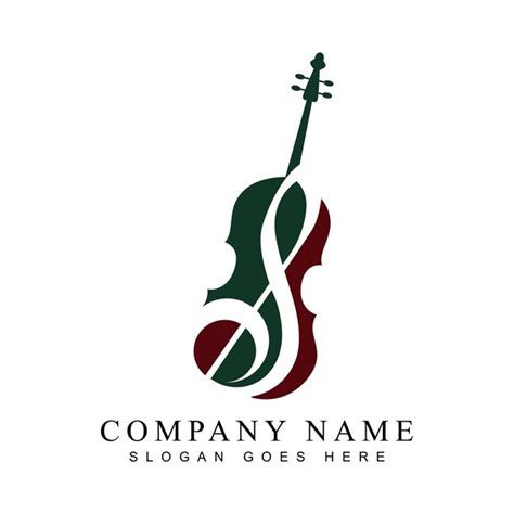 Premium Vector Violin Logo Logo With Classic Color Combination