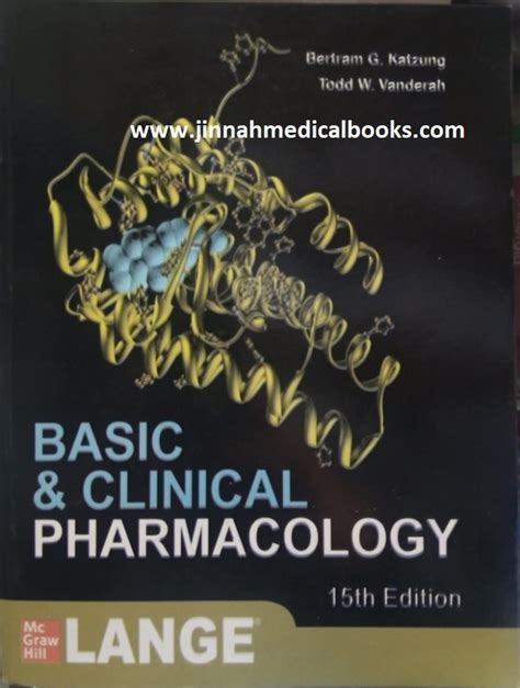 Basic And Clinical Pharmacology Katzung Gangaram Jinnah Medical Books Shop