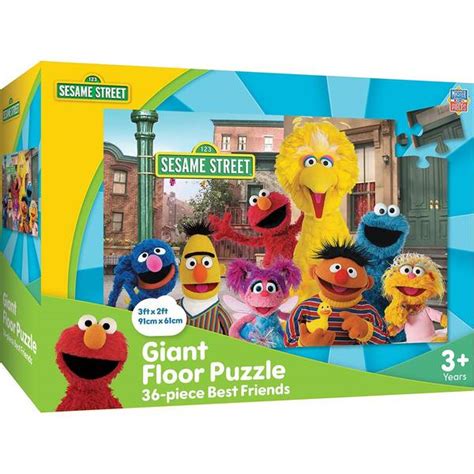 Masterpiece Puzzle 36 Piece Sesame Street Floor Puzzle 12345 Blain