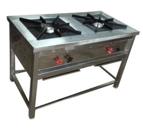 2 LPG Two Burner Indian Gas Range For Restaurant At Rs 15000 In 24