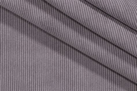 13 Yards Corduroy Woven Decorator Fabric In Steel